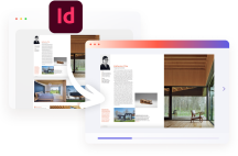 User interface, take content from InDesign plugin to Issuu.
