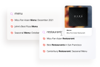 SEO in your restaurant menu